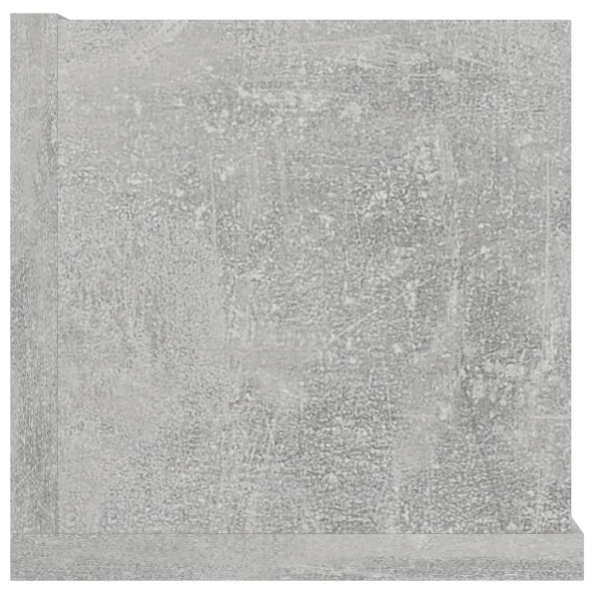 vidaXL Ράφι Τοίχου για CD Γκρι Σκυροδέματος 100x18x18 εκ. Μοριοσανίδα