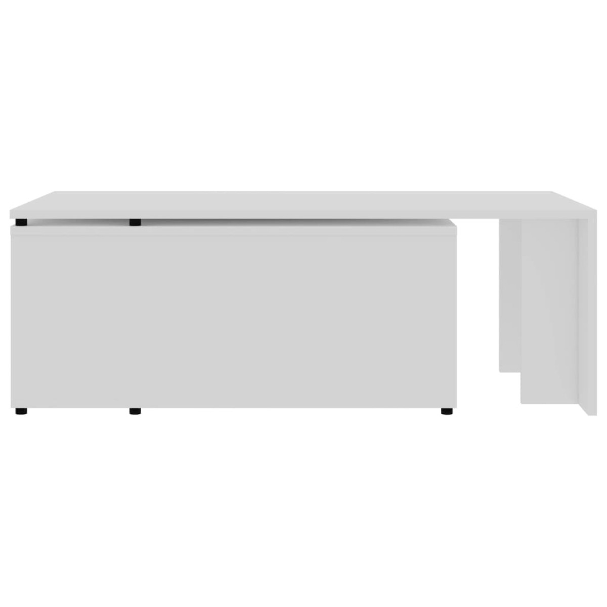 vidaXL Τραπεζάκι Σαλονιού Λευκό 150 x 50 x 35 εκ. από Μοριοσανίδα