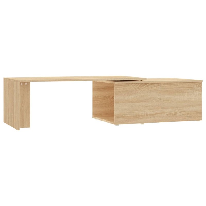 vidaXL Τραπεζάκι Σαλονιού Sonoma Δρυς 150x50x35 εκ. από Επεξ. Ξύλο