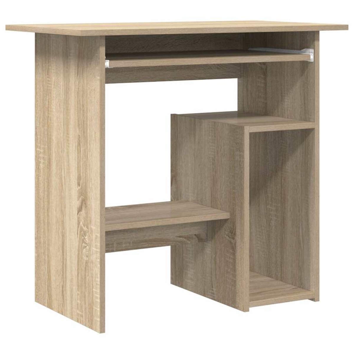 vidaXL Γραφείο Χρώμα Sonoma Δρυς 80 x 45 x 74 εκ. από Μοριοσανίδα