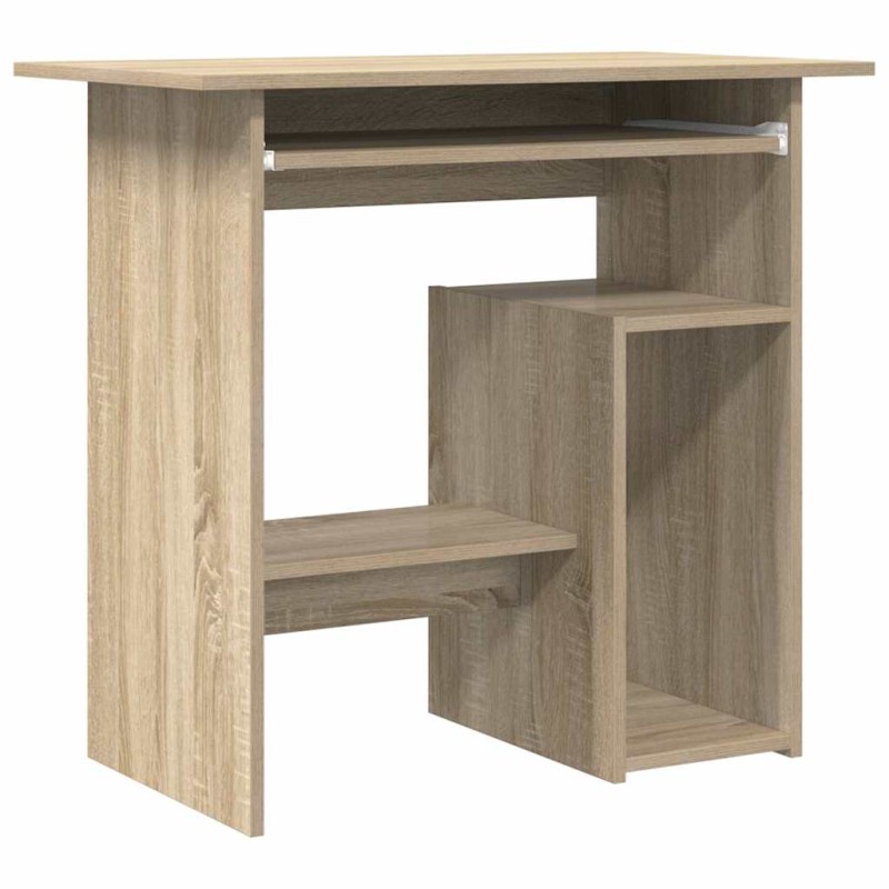 vidaXL Γραφείο Χρώμα Sonoma Δρυς 80 x 45 x 74 εκ. από Επεξ. Ξύλο