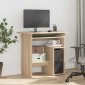 vidaXL Γραφείο Χρώμα Sonoma Δρυς 80 x 45 x 74 εκ. από Μοριοσανίδα