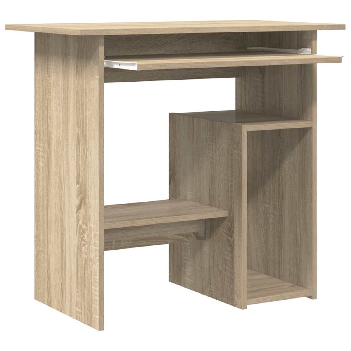 vidaXL Γραφείο Χρώμα Sonoma Δρυς 80 x 45 x 74 εκ. από Μοριοσανίδα
