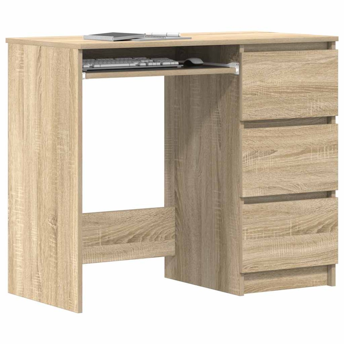 vidaXL Γραφείο Χρώμα Sonoma Δρυς 90 x 45 x 76 εκ. από Μοριοσανίδα