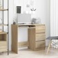 vidaXL Γραφείο Χρώμα Sonoma Δρυς 90 x 45 x 76 εκ. από Μοριοσανίδα