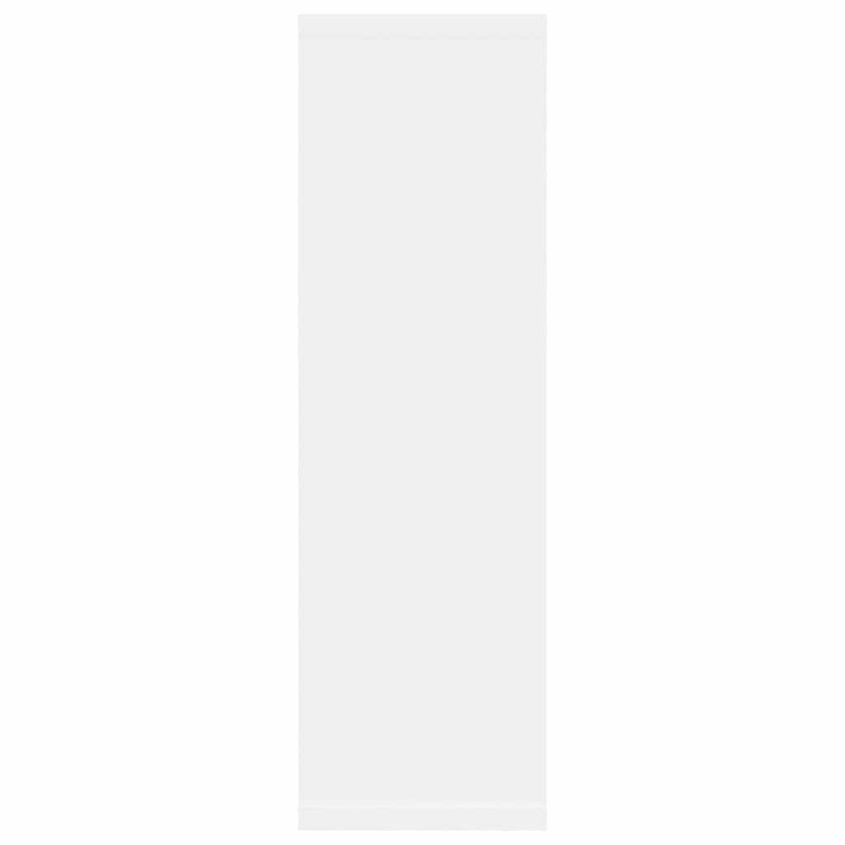 vidaXL Ραφιέρα Τοίχου Λευκή 85 x 16 x 52,5 εκ. από Επεξεργασμένο Ξύλο