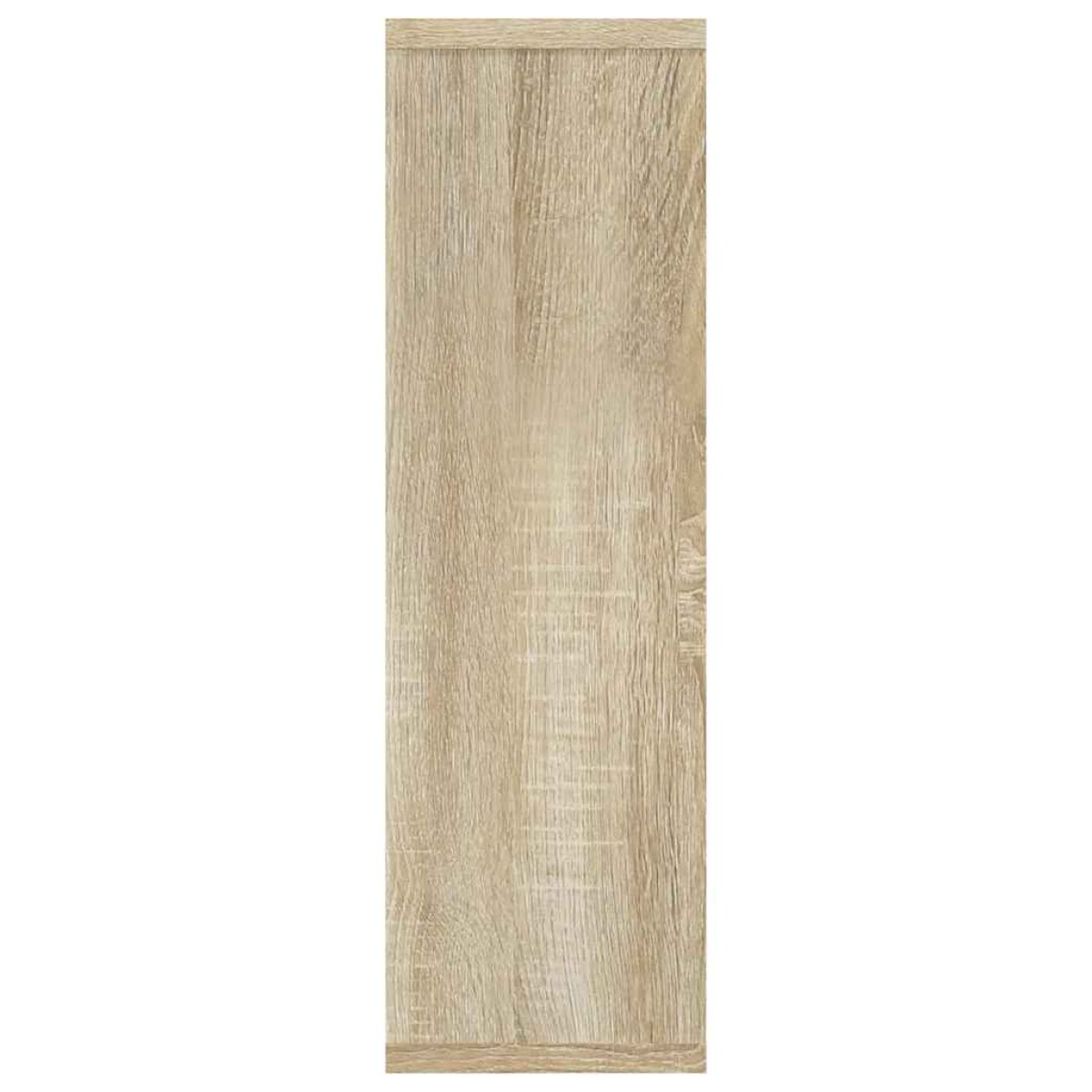 vidaXL Ραφιέρα Τοίχου Sonoma Δρυς 85x16x52,5 εκ. Επεξεργασμένο Ξύλο
