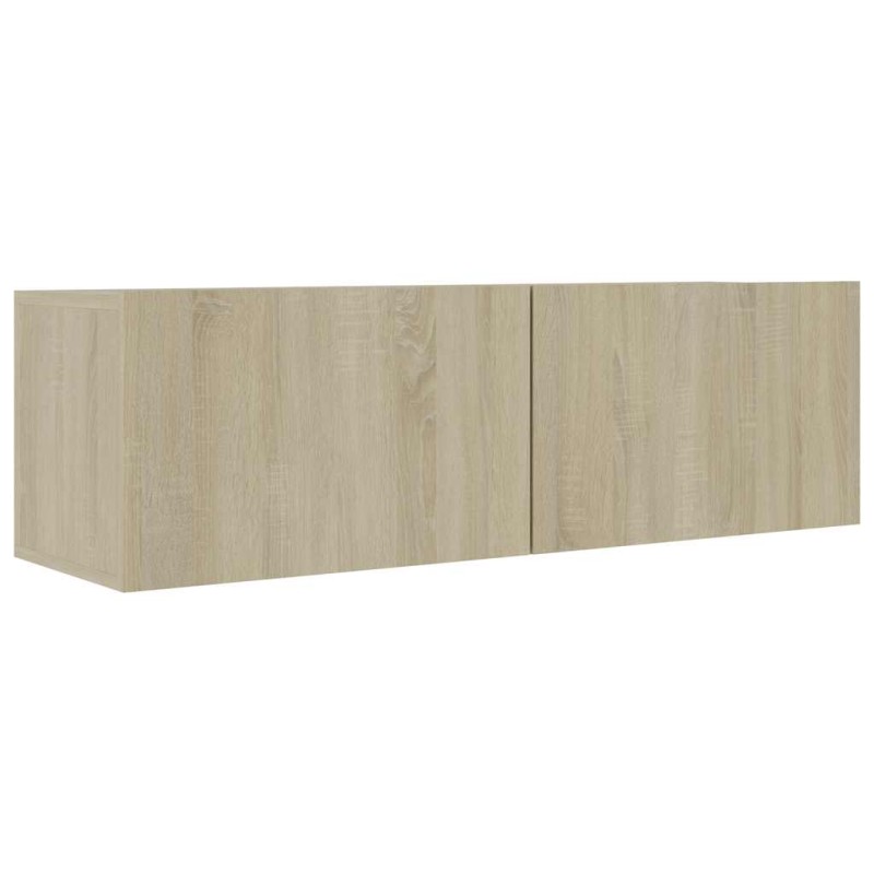 vidaXL Έπιπλο Τηλεόρασης Sonoma Δρυς 100 x 30 x 30 εκ. από Επεξ. Ξύλο