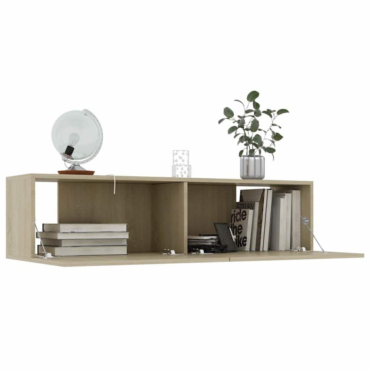 vidaXL Έπιπλο Τηλεόρασης Sonoma Δρυς 120x30x30 εκ. από Μοριοσανίδα
