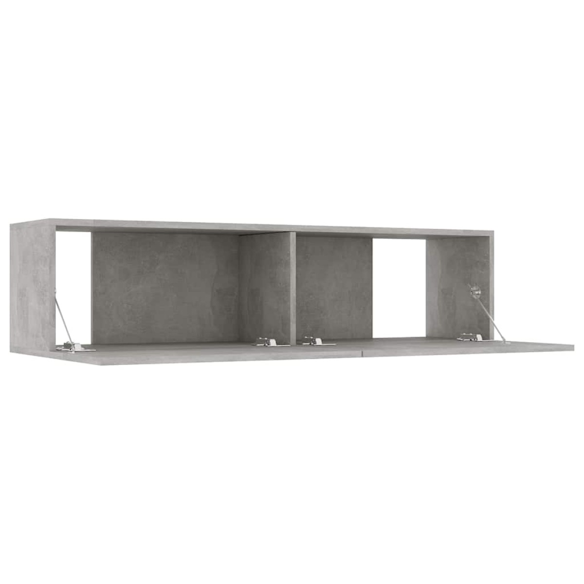 vidaXL Έπιπλο Τηλεόρασης Γκρι Σκυροδέματος 120x30x30 εκ. Μοριοσανίδα
