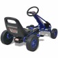 vidaXL Go Kart με Πετάλια με Ρυθμιζόμενο Κάθισμα Μπλε