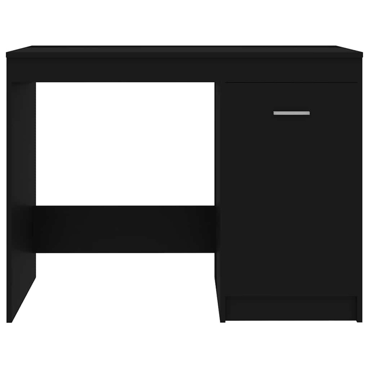vidaXL Γραφείο Μαύρο 100 x 50 x 76 εκ. από Μοριοσανίδα