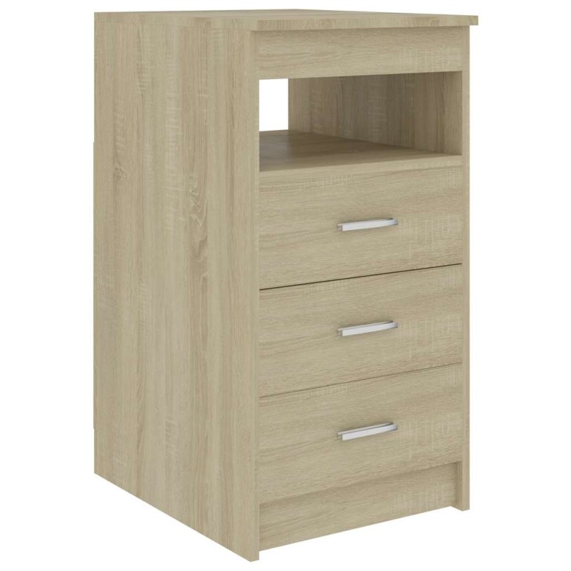 vidaXL Συρταριέρα Sonoma Δρυς 40 x 50 x 76 εκ. από Επεξεργασμένο Ξύλο