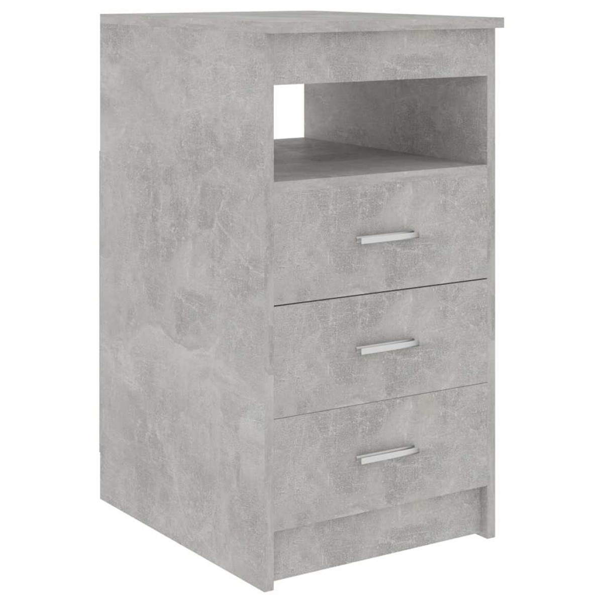 vidaXL Συρταριέρα Γκρι Σκυροδέματος 40x50x76 εκ. Επεξεργασμένο Ξύλο