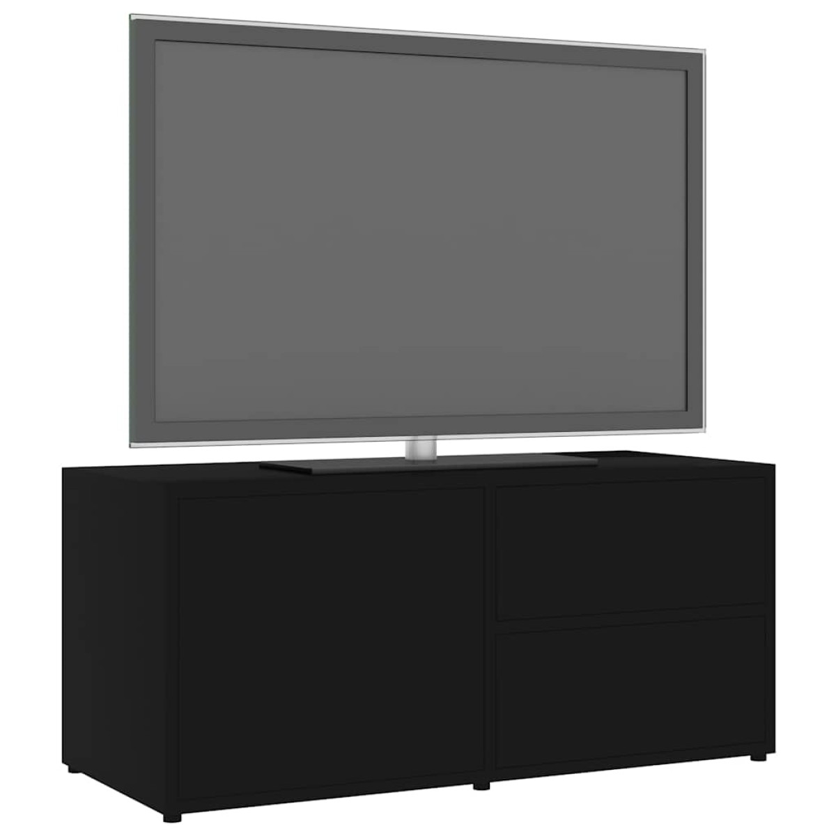 vidaXL Έπιπλο Τηλεόρασης Μαύρο 80 x 34 x 36 εκ. από Μοριοσανίδα