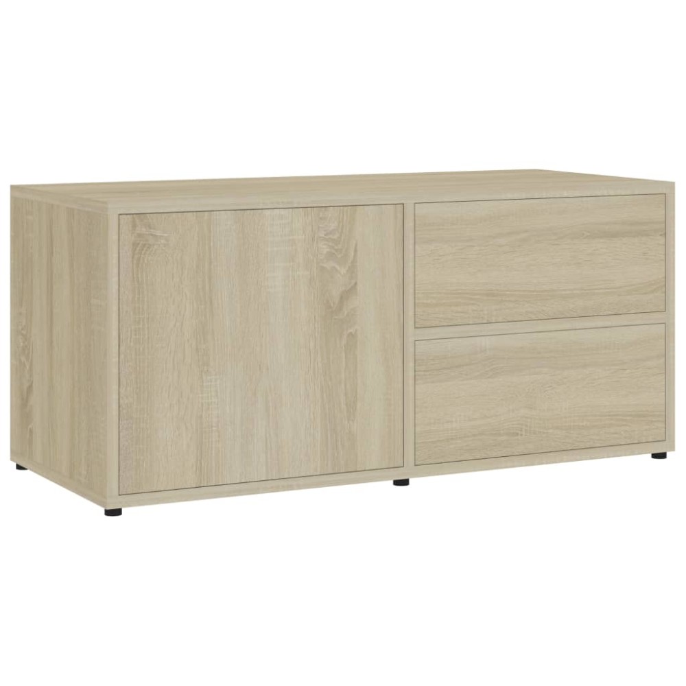 vidaXL Έπιπλο Τηλεόρασης Sonoma Δρυς 80 x 34 x 36 εκ. από Επεξ. Ξύλο