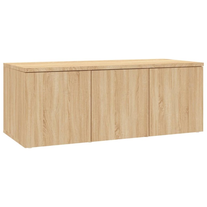 vidaXL Έπιπλο Τηλεόρασης Sonoma Δρυς 80 x 34 x 30 εκ. από Επεξ. Ξύλο