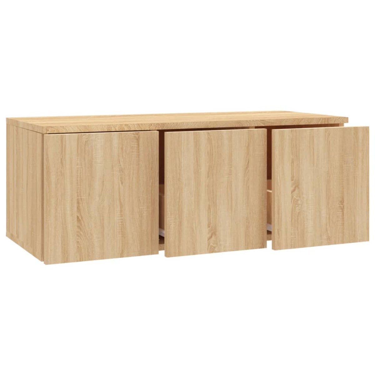 vidaXL Έπιπλο Τηλεόρασης Sonoma Δρυς 80 x 34 x 30 εκ. από Μοριοσανίδα