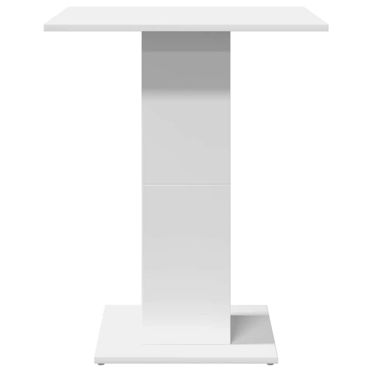 vidaXL Τραπέζι Bistro Λευκό 60 x 60 x 75 εκ. Μοριοσανίδα