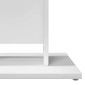 vidaXL Τραπέζι Bistro Λευκό 60 x 60 x 75 εκ. Μοριοσανίδα