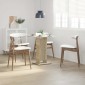 vidaXL Τραπέζι Bistro Χρώμα Sonoma Δρυς 60 x 60 x 75 εκ. Μοριοσανίδα