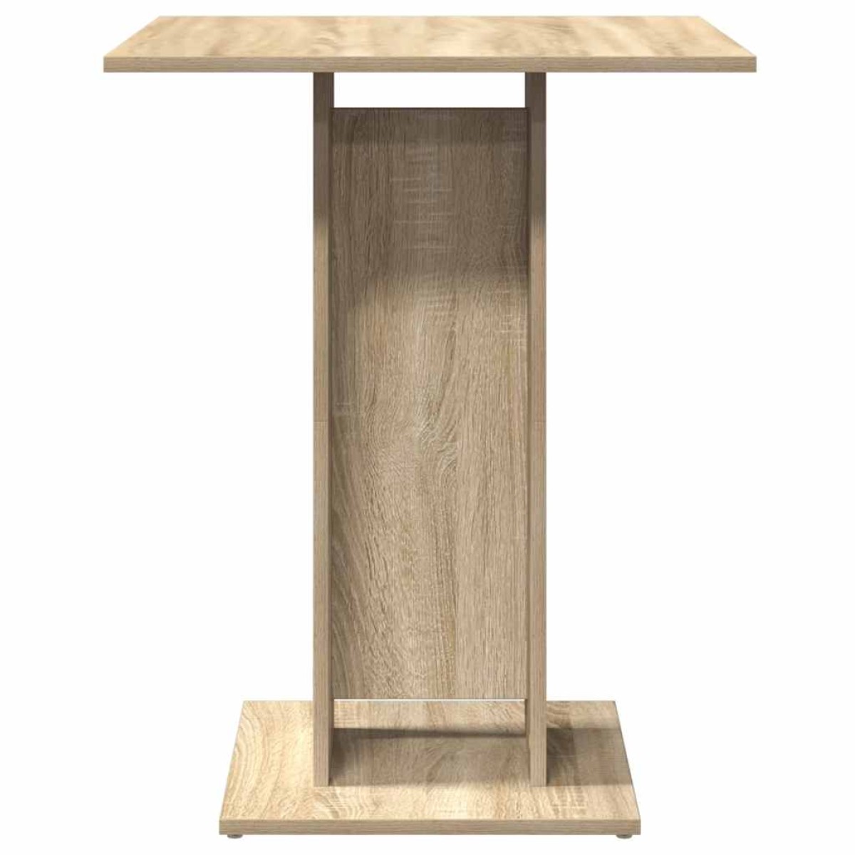 vidaXL Τραπέζι Bistro Χρώμα Sonoma Δρυς 60 x 60 x 75 εκ. Μοριοσανίδα