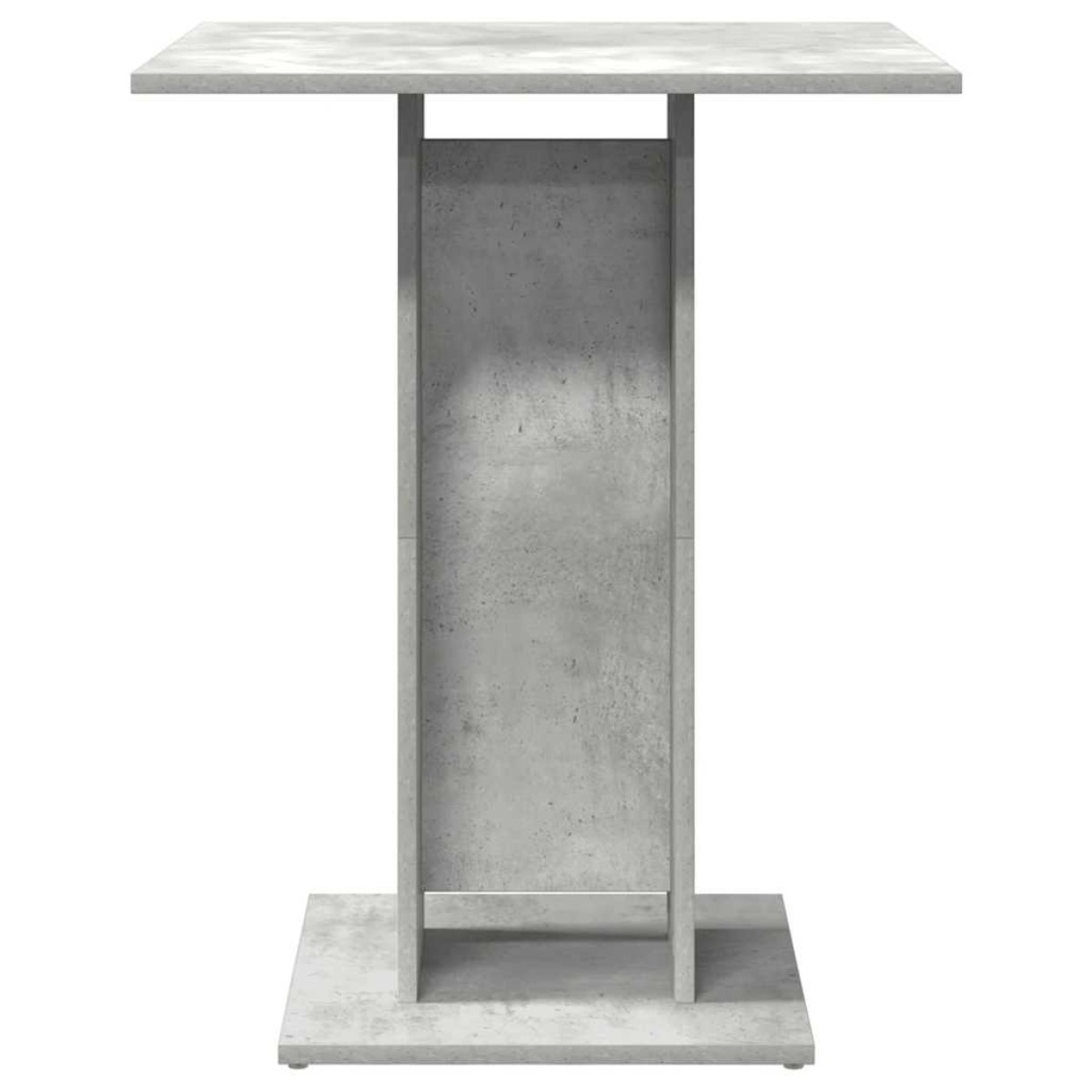 vidaXL Τραπέζι Bistro Γκρι Σκυροδέματος 60 x 60 x 75 εκ. Μοριοσανίδα