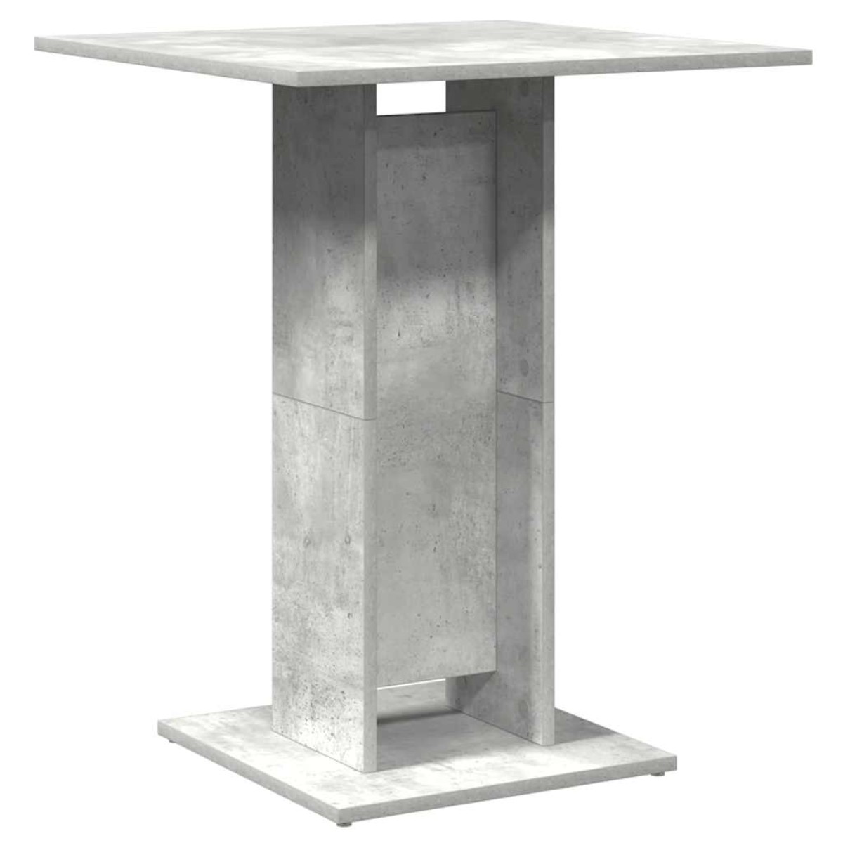 vidaXL Τραπέζι Bistro Γκρι Σκυροδέματος 60 x 60 x 75 εκ. Μοριοσανίδα