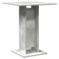 vidaXL Τραπέζι Bistro Γκρι Σκυροδέματος 60 x 60 x 75 εκ. Μοριοσανίδα