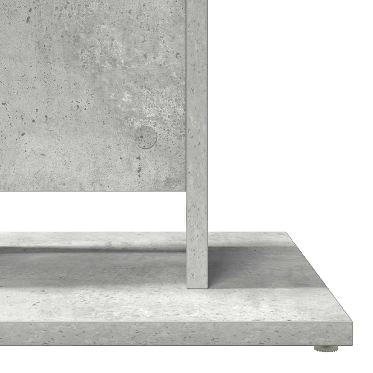 vidaXL Τραπέζι Bistro Γκρι Σκυροδέματος 60 x 60 x 75 εκ. Μοριοσανίδα