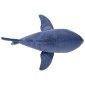 vidaXL Λούτρινο Παιχνίδι Αγκαλιάς White Shark Μπλε και Λευκό