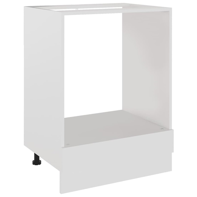 vidaXL Ντουλάπι Φούρνου "Riga" Λευκό 60x46x81,5 εκ. από Τεχνητό Ξύλο