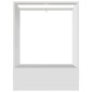 vidaXL Ντουλάπι για Φούρνο Λευκό 60x46x81,5 εκ. Μοριοσανίδα