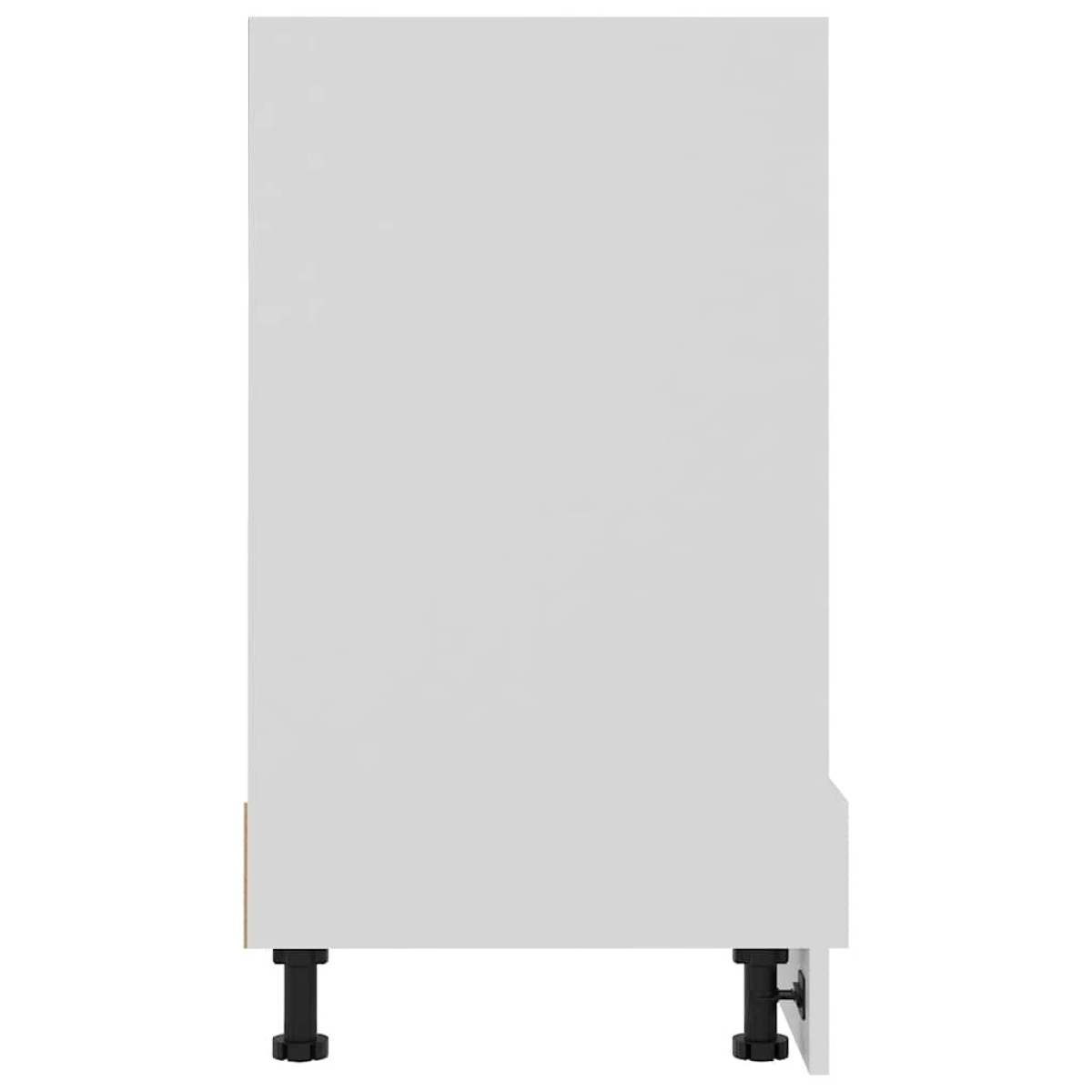 vidaXL Ντουλάπι για Φούρνο Λευκό 60x46x81,5 εκ. Μοριοσανίδα