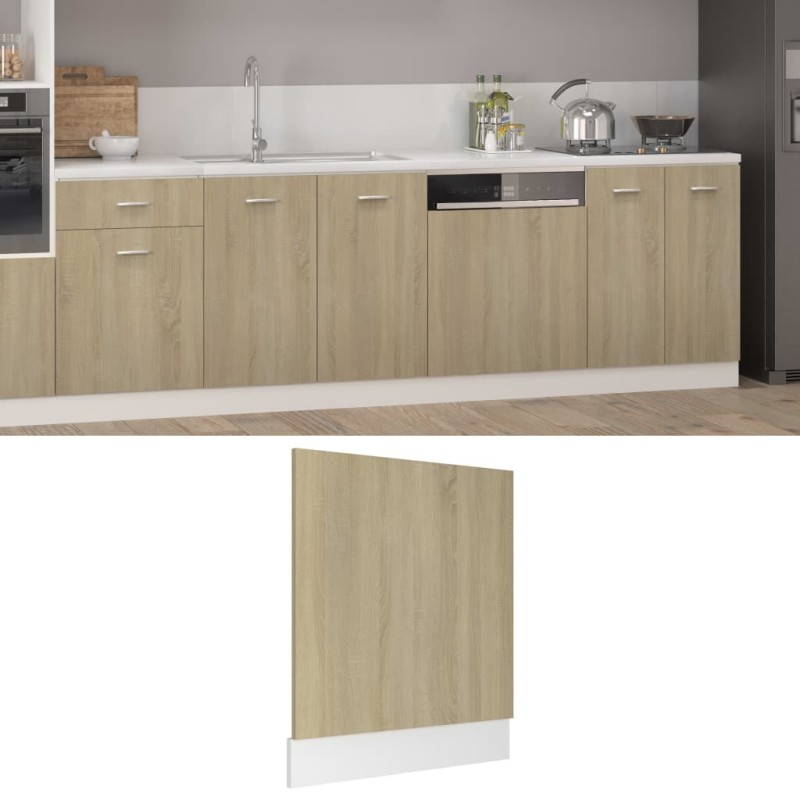 vidaXL Πλαίσιο Πλυντηρίου Πιάτων "Lyon" Sonoma Δρυς 59,5x3x67 εκ. από Τεχνητό Ξύλο
