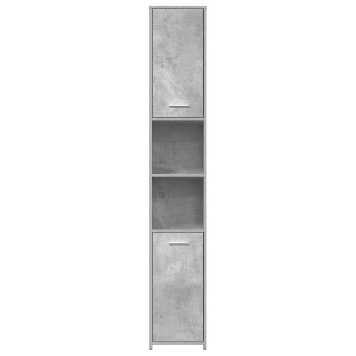 vidaXL Στήλη Μπάνιου Γκρι του Σκυροδέματος 30x30x183,5 εκ. Μοριοσανίδα