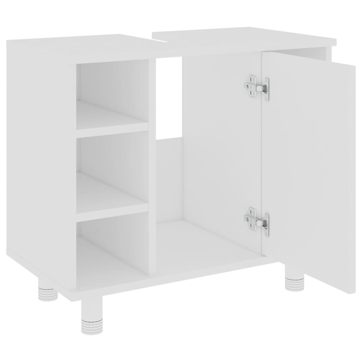 vidaXL Ντουλάπι Νιπτήρα Λευκό 60 x 32 x 53,5 εκ. Μοριοσανίδα