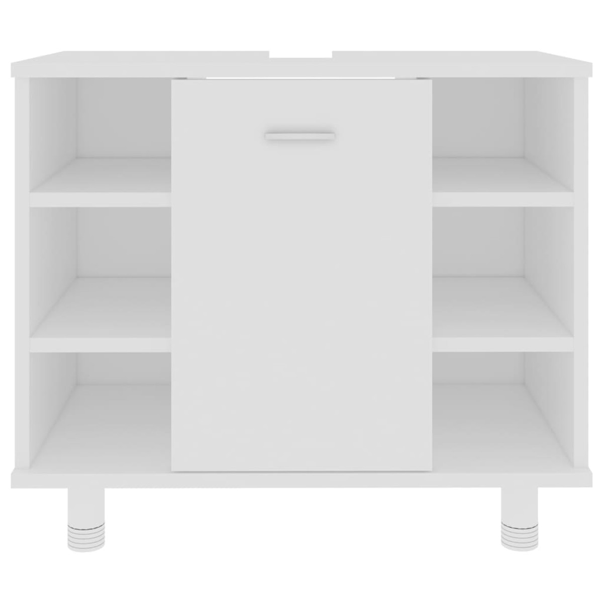 vidaXL Ντουλάπι Νιπτήρα Λευκό 60 x 32 x 53,5 εκ. Μοριοσανίδα