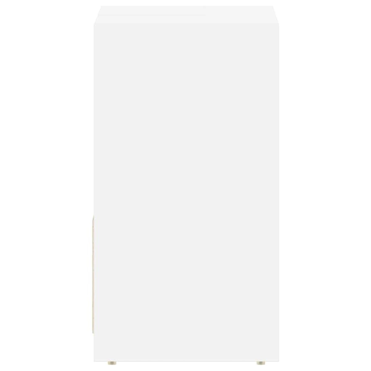 vidaXL Ντουλάπι Νιπτήρα Λευκό 60 x 33 x 61 εκ. από Μοριοσανίδα