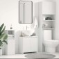 vidaXL Ντουλάπι Νιπτήρα Λευκό 60 x 33 x 61 εκ. από Μοριοσανίδα