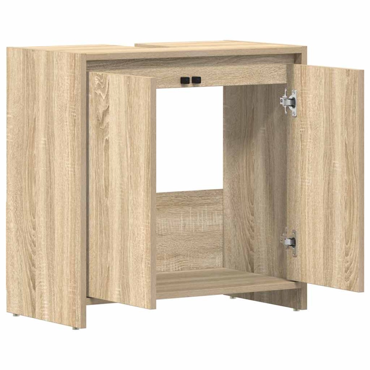 vidaXL Ντουλάπι Νιπτήρα Sonoma Δρυς 60 x 33 x 61 εκ. από Μοριοσανίδα