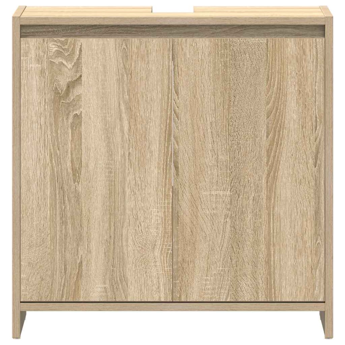 vidaXL Ντουλάπι Νιπτήρα Sonoma Δρυς 60 x 33 x 61 εκ. από Μοριοσανίδα