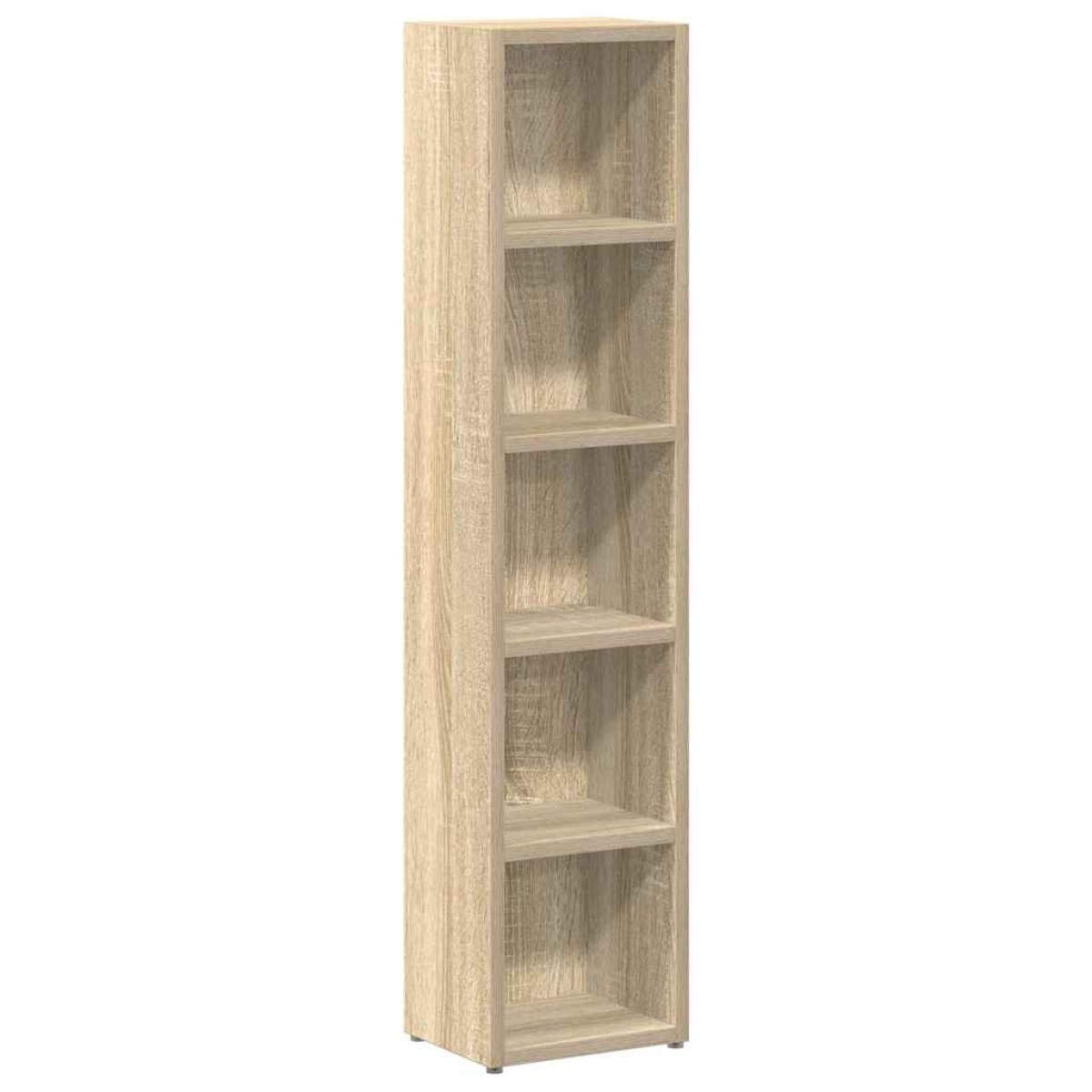 vidaXL Έπιπλα για CD 2 τεμ. Sonoma Δρυς 21x16x93,5 εκ. από Μοριοσανίδα