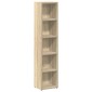 vidaXL Έπιπλα για CD 2 τεμ. Sonoma Δρυς 21x16x93,5 εκ. από Μοριοσανίδα