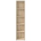 vidaXL Έπιπλα για CD 2 τεμ. Sonoma Δρυς 21x16x93,5 εκ. από Μοριοσανίδα