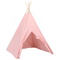 vidaXL Σκηνή Teepee Παιδική Ροζ 120x120x150 εκ. Peach Skin με Σάκο