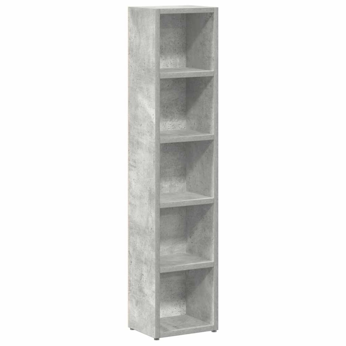 vidaXL Έπιπλα CD 2 τεμ. Γκρι Σκυροδέματος 21x16x93,5 εκ. Μοριοσανίδα