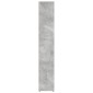 vidaXL Έπιπλα CD 2 τεμ. Γκρι Σκυροδέματος 21x16x93,5 εκ. Μοριοσανίδα