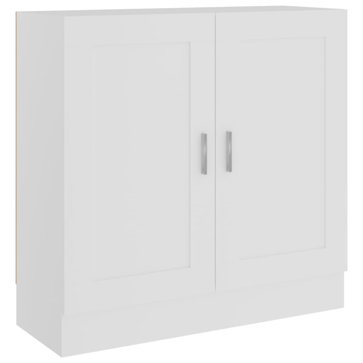 vidaXL Βιβλιοθήκη Λευκή 82,5 x 30,5 x 80 εκ. Μοριοσανίδα