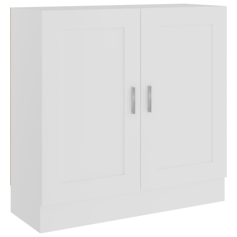 vidaXL Βιβλιοθήκη Λευκή 82,5 x 30,5 x 80 εκ. Επεξεργασμένο Ξύλο